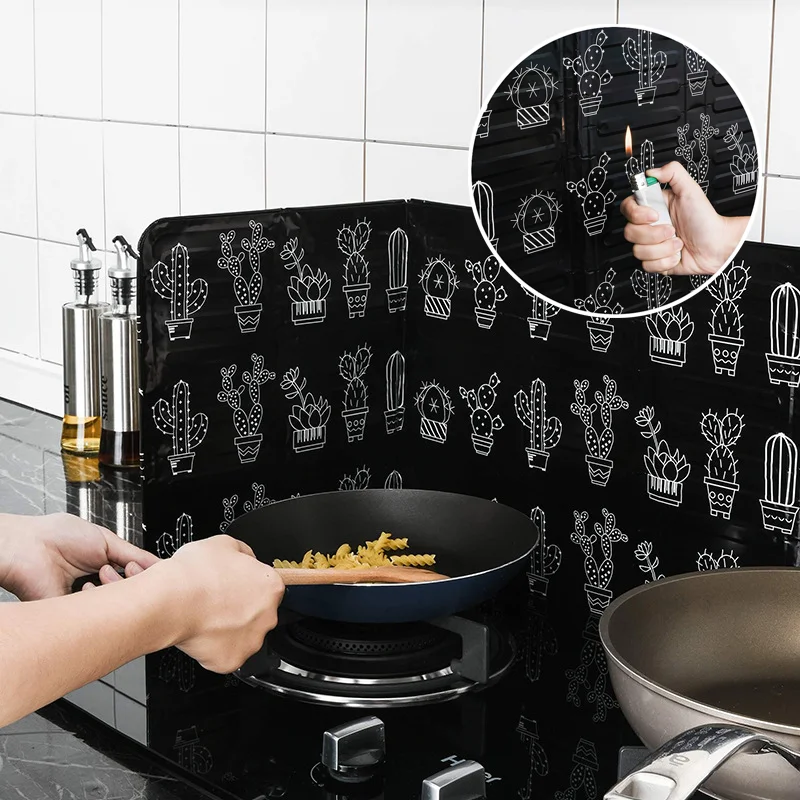 Кухня не пропускающая масло перегородка Алюминий Фольга плита для