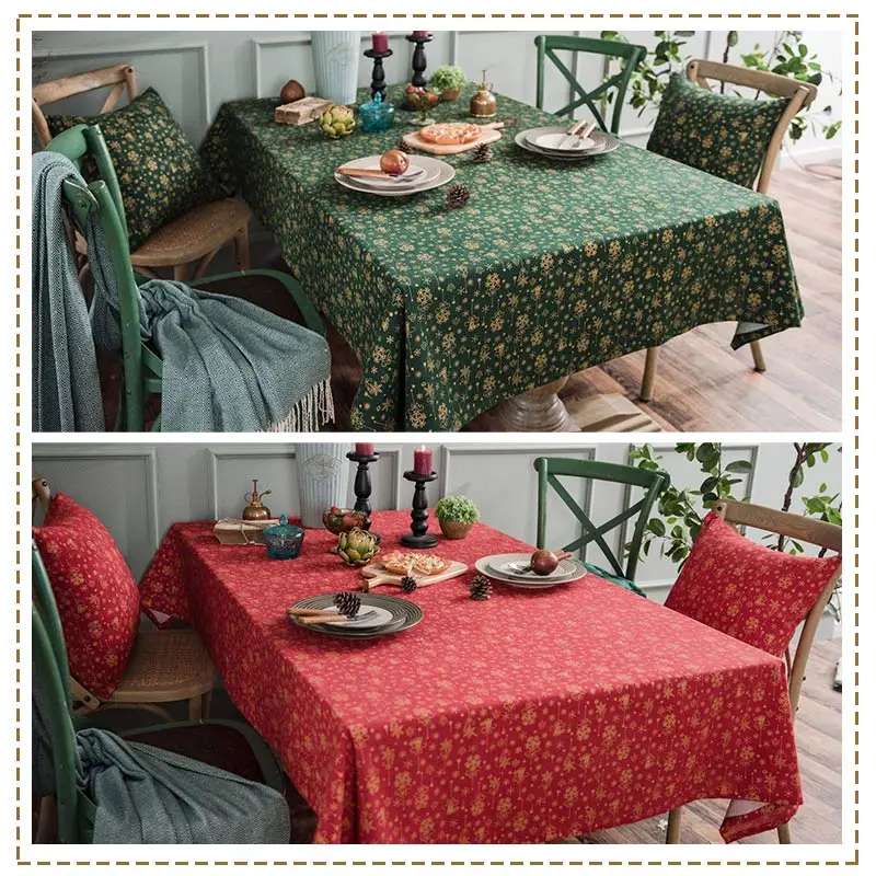 Новогоднее рождественское скатерти современный Универсальный белье