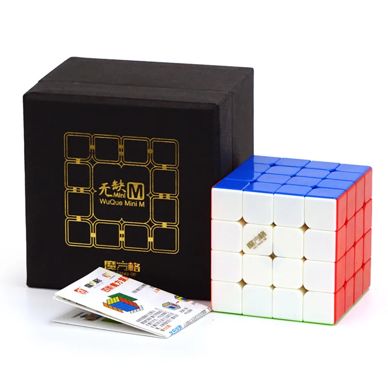 Qiyi 60 мм Размер 4x4 Wuque Мини Магнитный скоростной куб ABS Материал Wuque мини M 4x4x4 профессиональный мастер-куб Cubo Magico игрушка