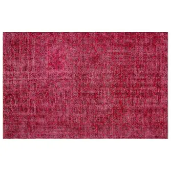 

Handmade Red Vintage Overdyed Turkish Area Rug 171x267 Cm-5'7''X8'9''