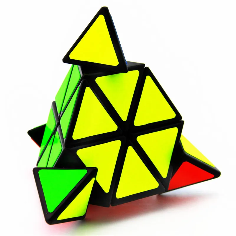 ShengShou 3x3x3 Пирамида обучающее образовательное магическое куб быстрый ультра-Гладкий 3x3 головоломка на скорость кубический интеллект детская игрушка в подарок