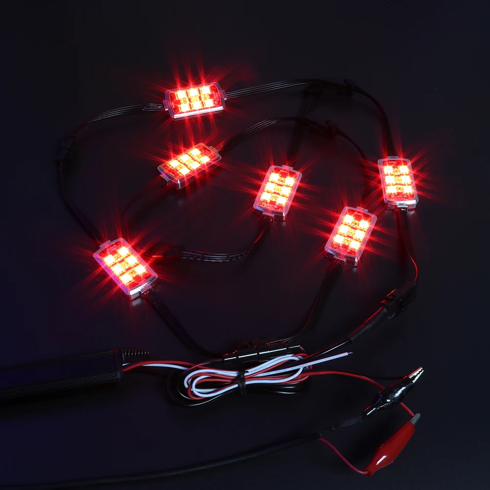 KKMOON 6 шт. 36 светодиодный многоцветный RGB свет комплект беспроводной пульт дистанционного управления акцент освещение комплект подходит для всех 12 В мотоцикл автомобиль ATV внедорожник