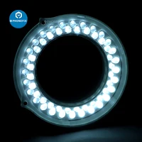 144 60 LED Ring Light Adjustable 0-100% Illuminator Lamp for STEREO ZOOM Microscope Circle Light Microscope Camera Light Parts 2