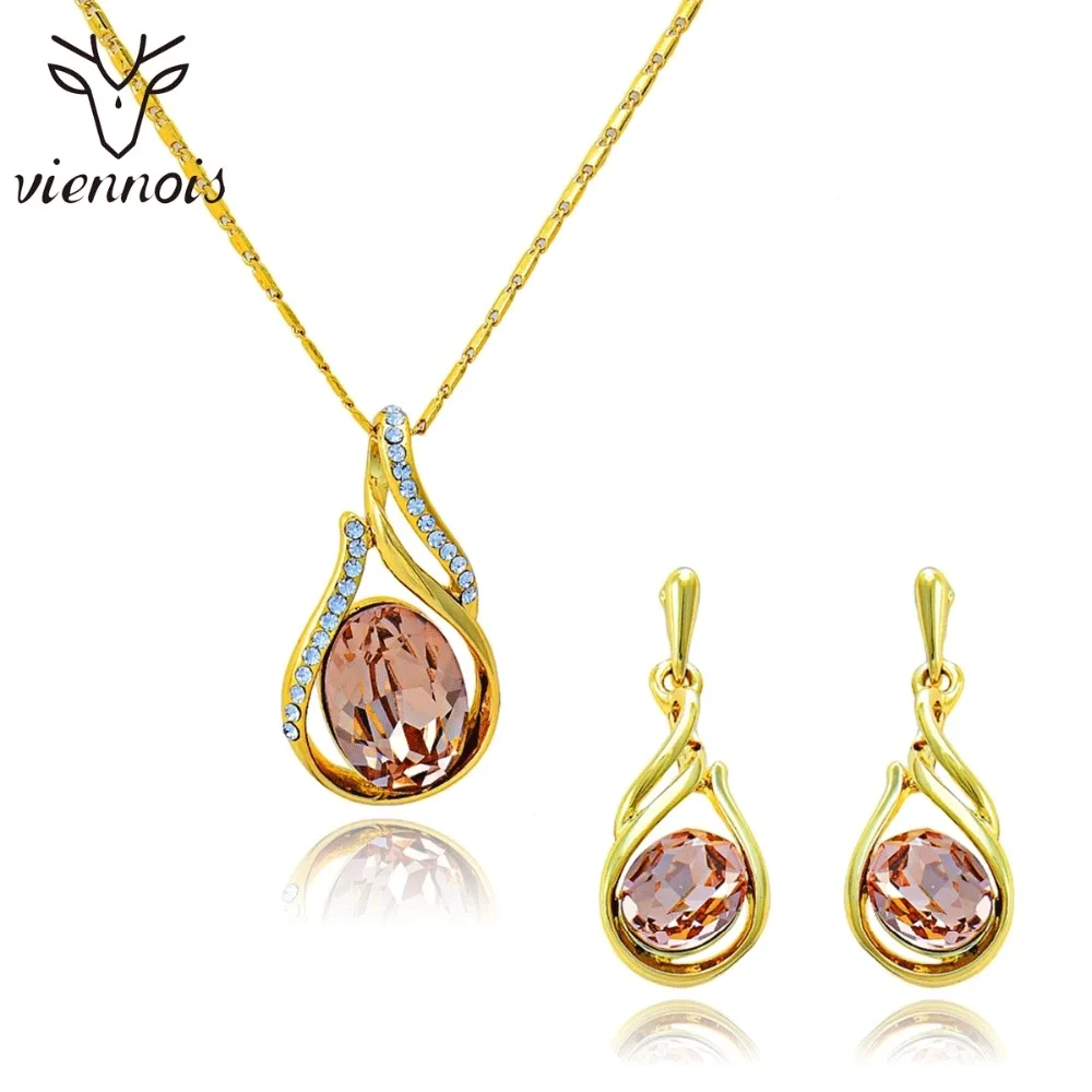 0148873_brand-new-rose-gold-plated-crystal-fashion-jewelry-sets