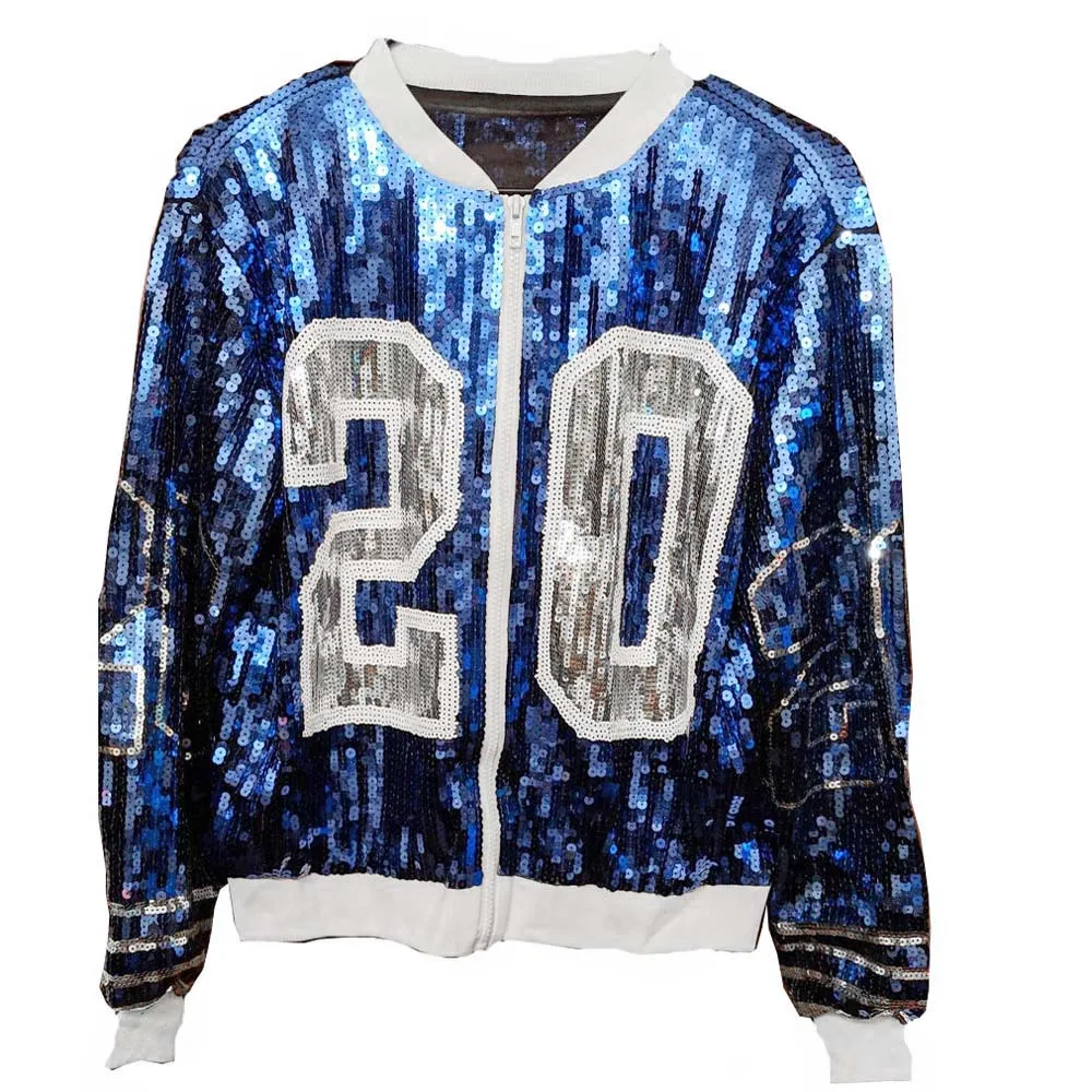 

Sequin Zeta Phi Beta Inspired 20 ZPB Sequin Jacket