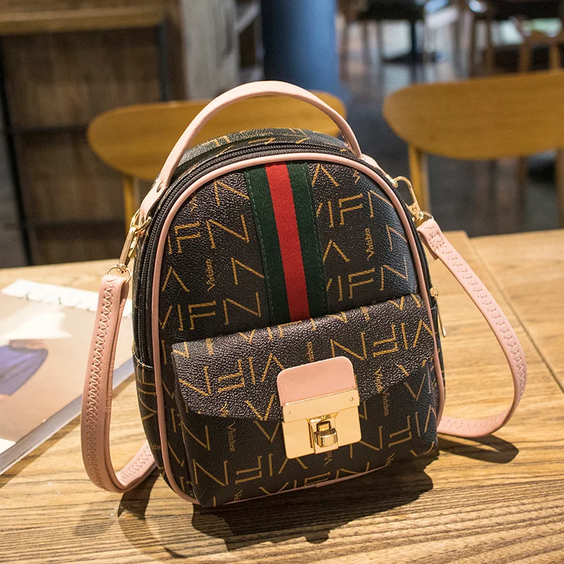 

[Sheng chuang Beauty] Lock WOMEN'S Bag 2019 on New Style Versatile Multi-functional Shoulder Oblique Bag Casual Hand Shoulder