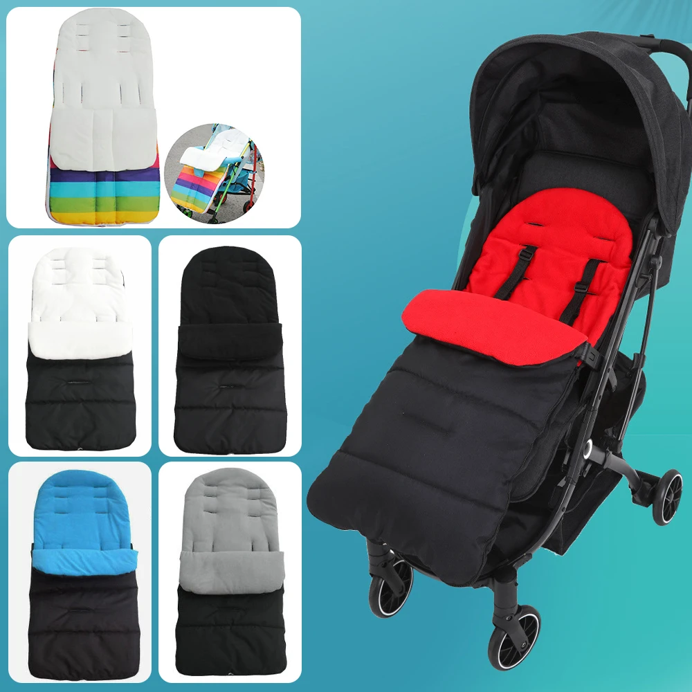 

baby Stroller Footmuff Cover Warm Sleeping Bag Winter Thick Seat Cushion Oxford Sleep Sack Kids Snowproof Sleepsacks For Babies
