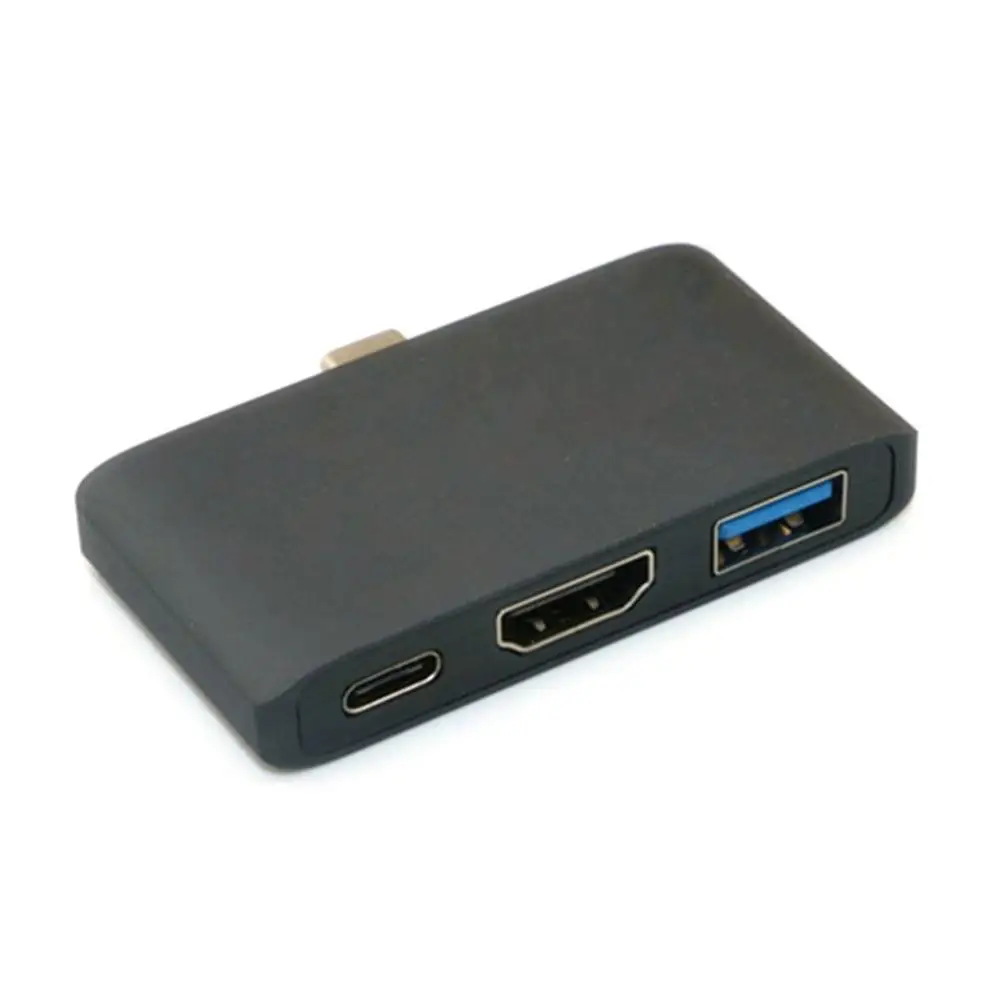Золотой TYPE-C к HDMI адаптер USB 3,0 USB 3,1 мобильный телефон к HD ТВ конвертер Мути оборудование высокоскоростной конвертер - Цвет: Золотой