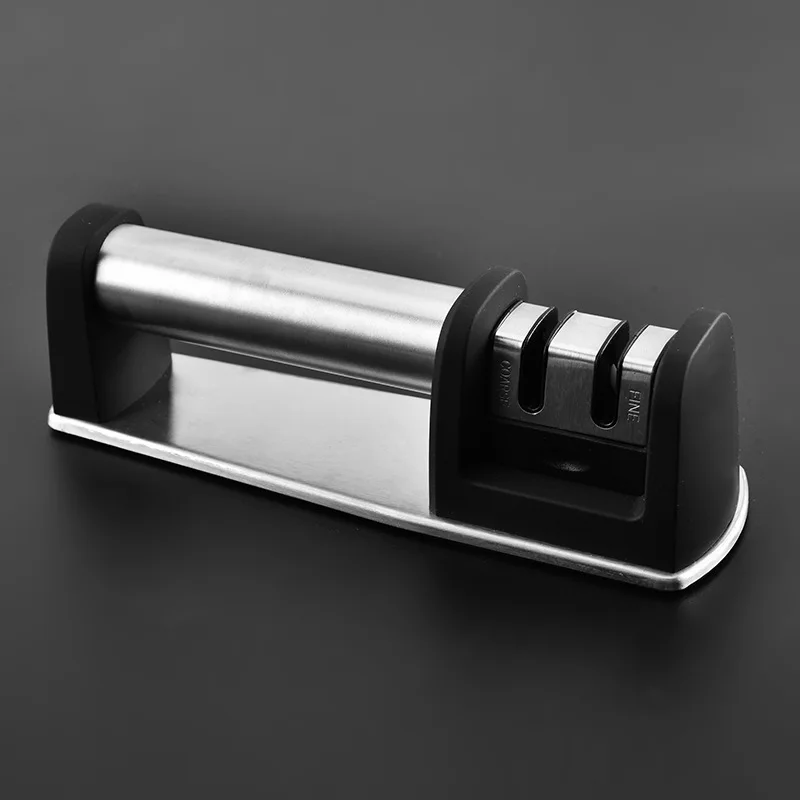 Manufacturers Direct Selling Stainless Steel Practical Manual Quick Sharpener Multi-functional Hand-Held Sharpener Currently Ava