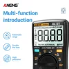 Digital Multimeter AN8008 9999 Counts Transistor True RMS Tester  Auto Electrical Testers Voltage capacitor Power Meters  Test 2