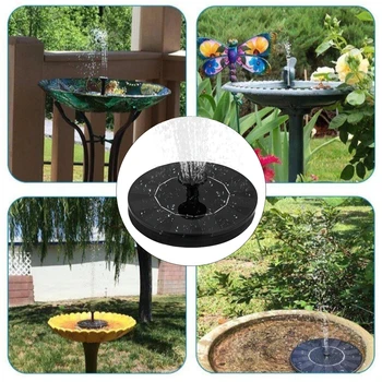 

Mini Solar Powered Fountain Garden Pool Pond Solar Panel Fountain Garden Decoration Water Fountain Drop Shipping ^1