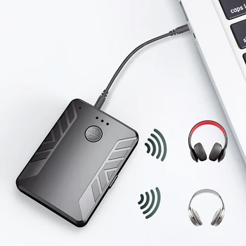 

T19 Bluetooth 5.0 o Transmitter and Receiver Call 3 in 1 TV Computer Dual Transmitter One for Two Adapter