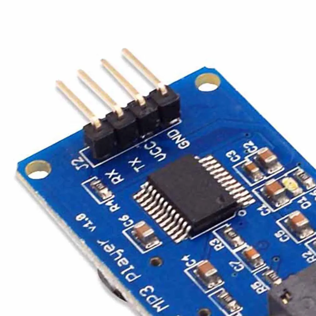 YX5300 MP3 Player Module Wav Format Music Player Voice Serial Port Control Music Module TF Card Slot Player Module