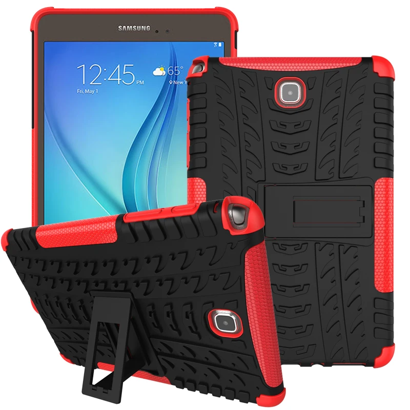 Для Samsung Galaxy Tab A 8 0 SM T350 T355 P350 P355 &quotчехол для планшета Силиконовый ТПУ + PC Kickstand
