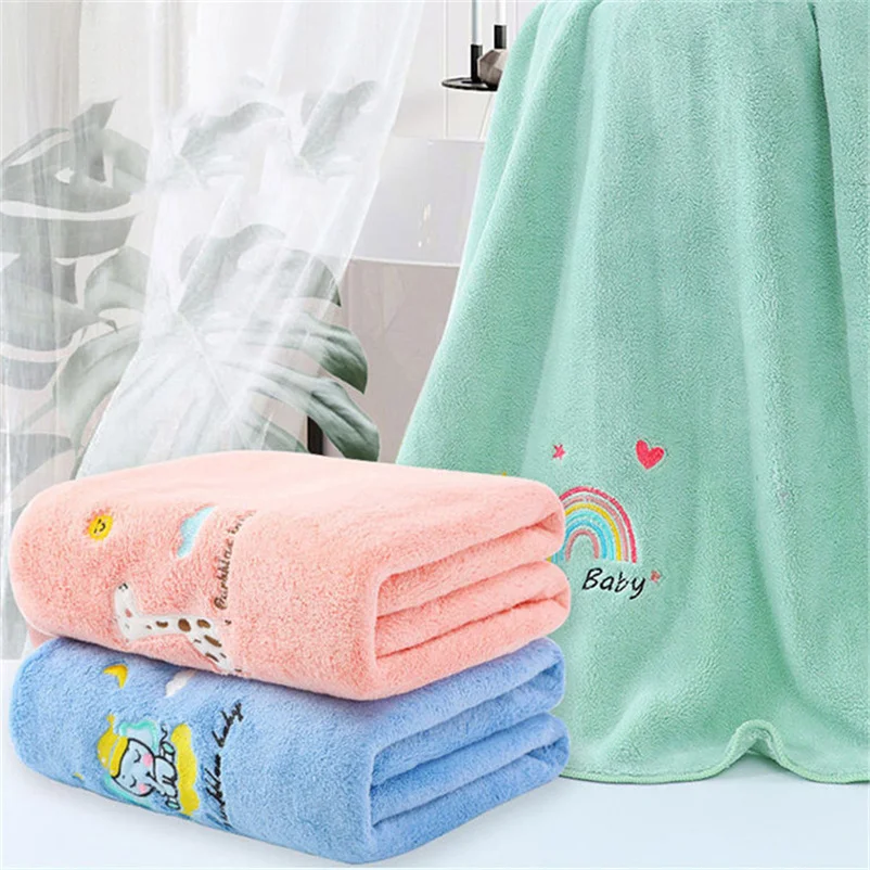 

Cotton Bath Towel for Adluts Kids Children, Large, Soft, High Absorption and Quick-drying, Sports Travel, Multi-functional Use