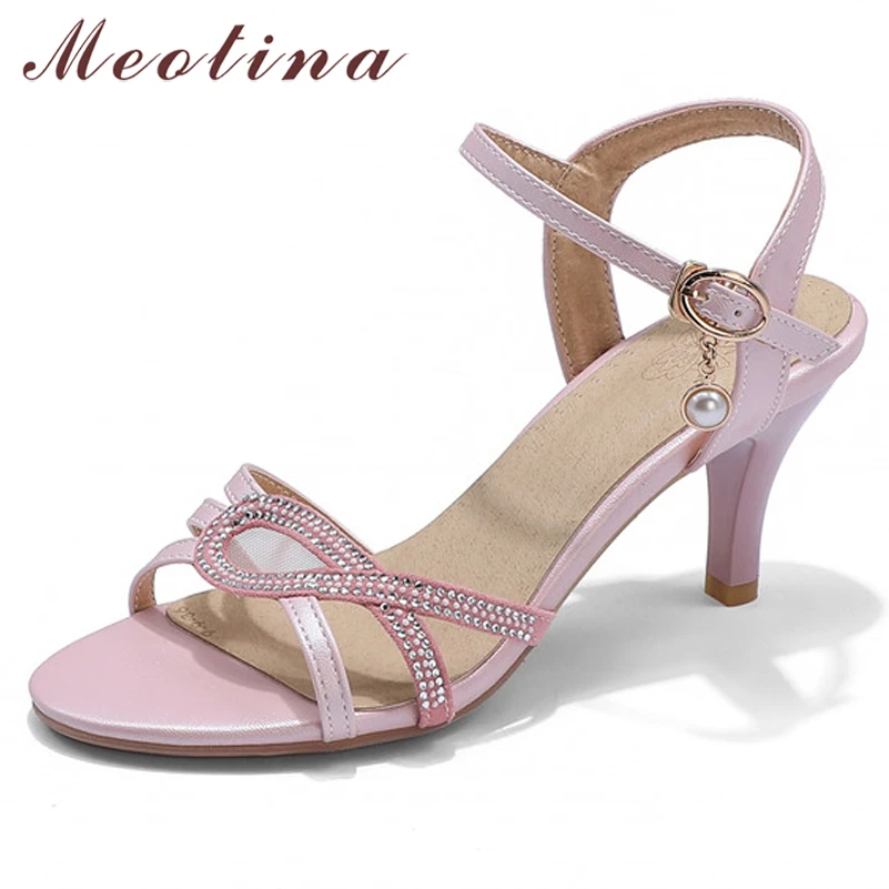 rhinestone stiletto heels