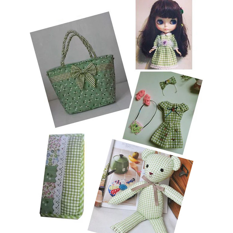 Cotton Fabric 7pcs/set 25cmx25cm for DIY Sewing