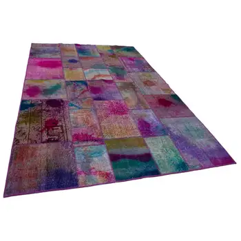

198x299 Cm Multicolor Handmade Patchwork Rug-6x10 Ft