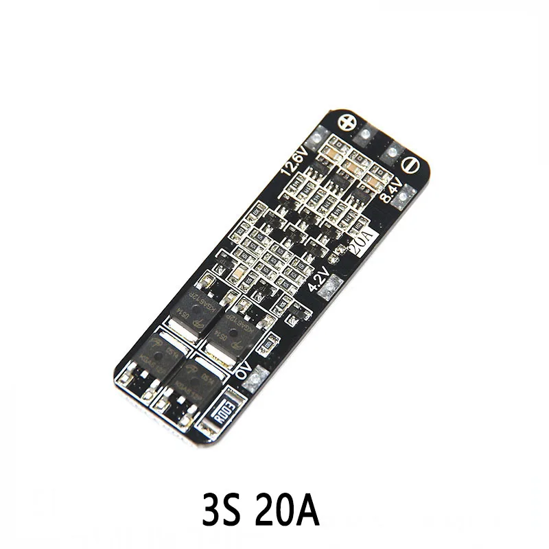 BMS 2S 3S 4S 15A 20A 40A 50A 3,7 в 18650 литий-ионный аккумулятор Защита печатной платы модуль Pcb зарядное устройство Lipo Bms балансир