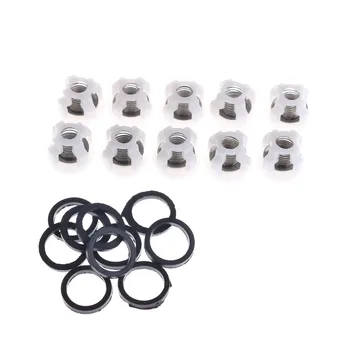 

New 10Pcs Plastic Check Valve Repair Kit For Power Pressure Washer Water Pump
