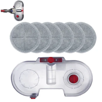 

Electric Mop Water Tank for Dyson Vacuum Cleaner V7 V8 V10 V11 with 6 Mop Cloths Cleaning Head Sprinkle Water Tank Rags