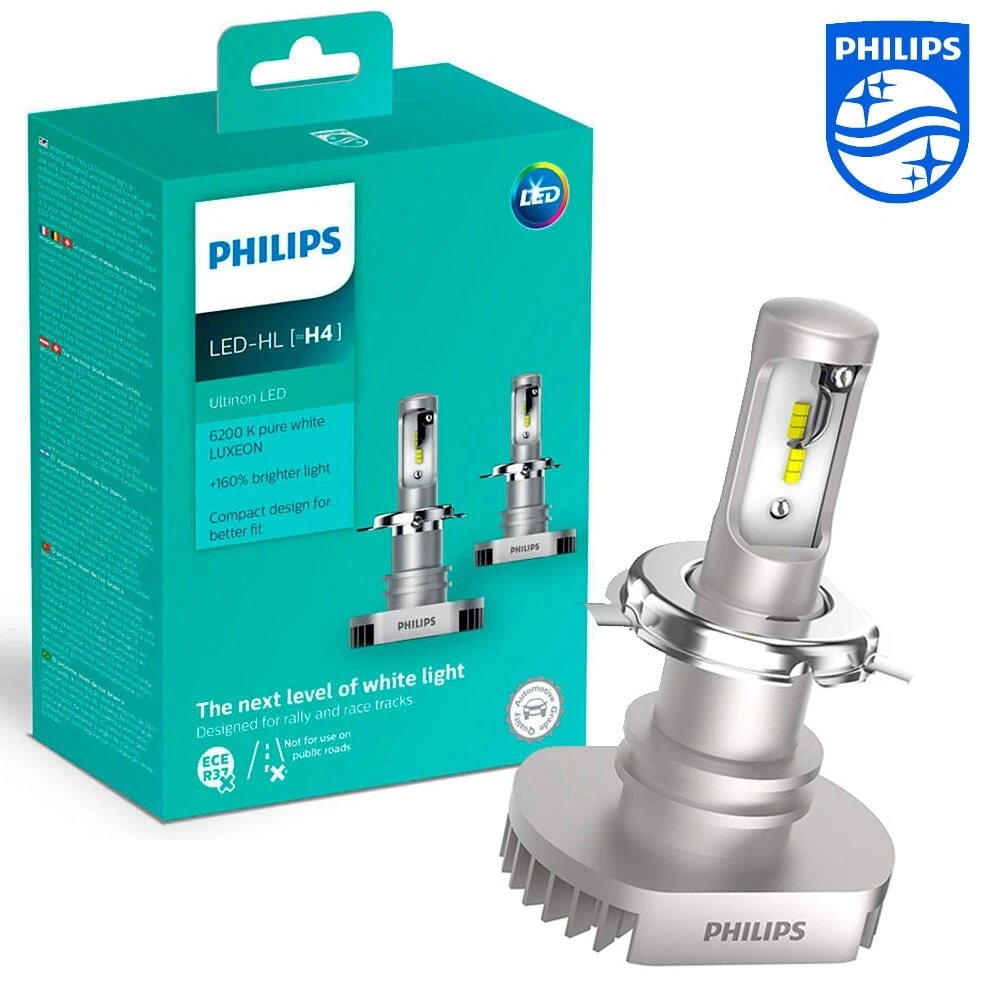 Lámpara Ultinon LED H4 H7 (+ 160%) 6200K (2 piezas) 11342ULWX2 11972ULWX2|Bombillas (LED) de faros delanteros| - AliExpress