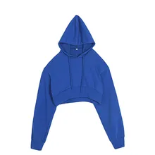Solid Color Sweatshirt Women Leaking Navel Cropped Hoodie Long Sleeve Hooded Sweatshirt Polerones Mujer Women Short Hoodies Solid Color Sweatshirt Women Leaking Navel Cropped Hoodie Long Sleeve Hooded Sweatshirt Polerones Mujer Women Short Hoodies