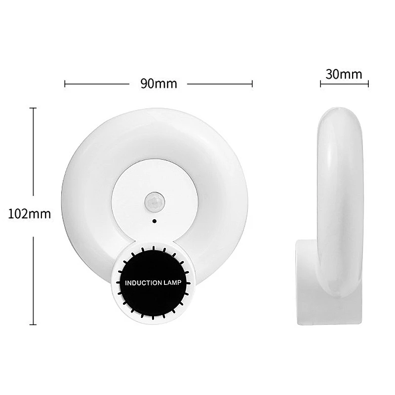

Human Induction Sensor LED Night Light Motion Sensor Bedroom Lamp USB LED Night Wall Lamp for Stair Home with Aromatherapy