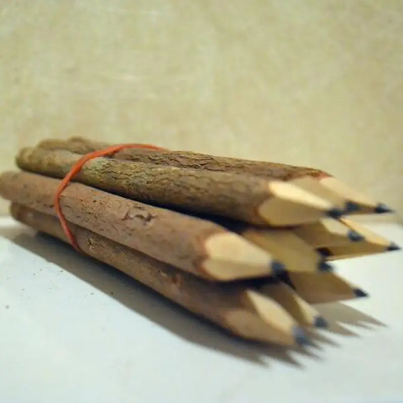 Карандаш ветка дерева небольшой ручной работы из натурального дерева Multipack Art подарок aa0435