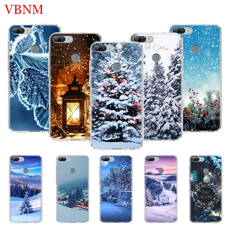 

Landscape Winter Light Snow TPU Cover Phone Case for Huawei Y9 Y5 Y6 Y7 2019 Honor 8X 8S 7A 7S 9 10 Lite 8A 20i V20 Shell Coque