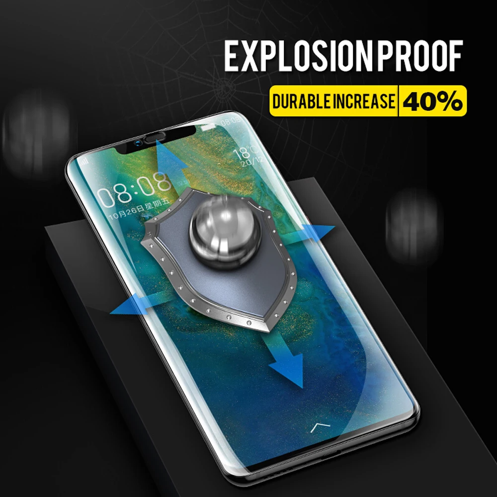 ZLNHIV мягкий полный чехол для huawei mate 20 lite pro 20X Гидрогелевая пленка mate 9 10 Защитная пленка для экрана телефона не стекло