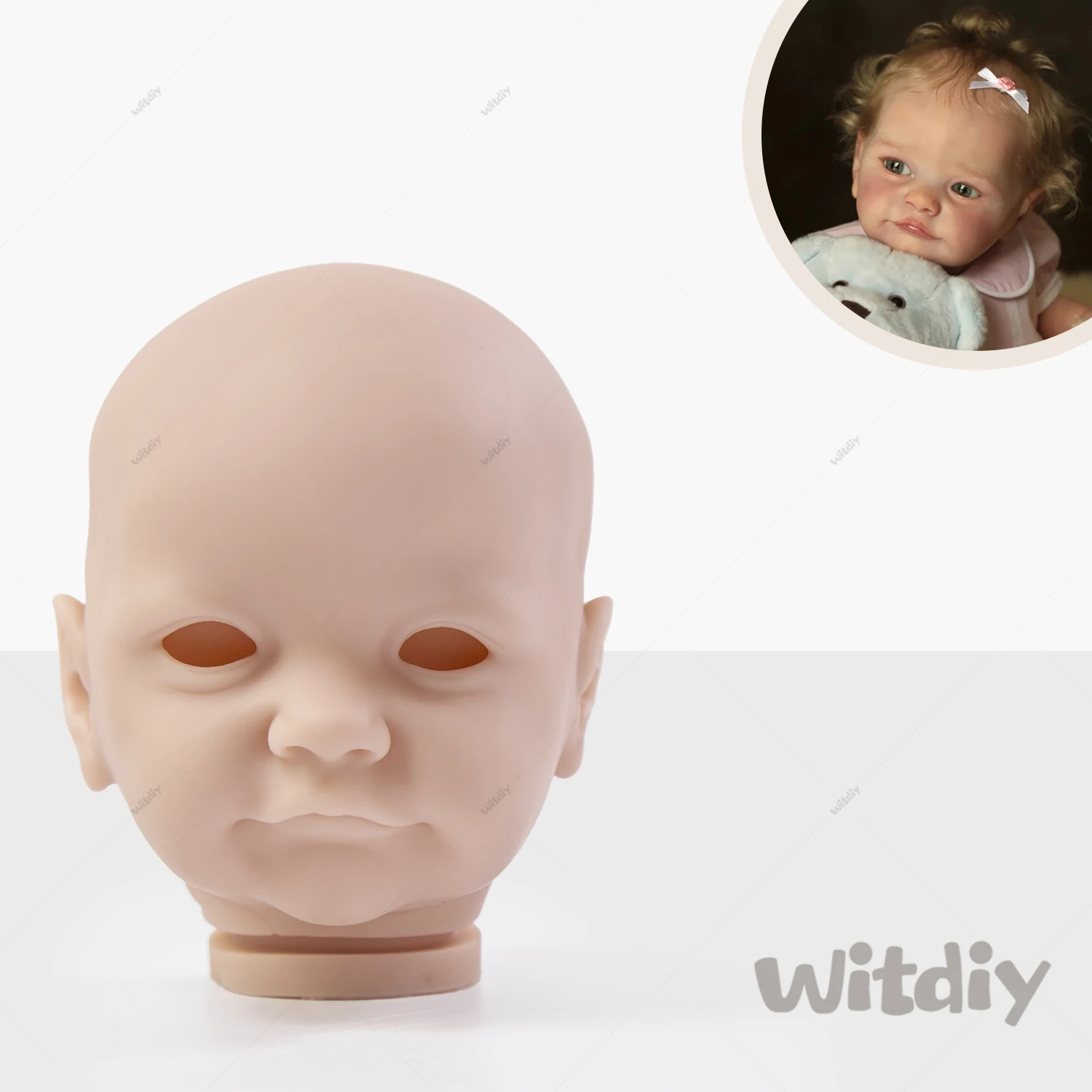 Witdiy-kit de muñeco de bebé Reborn de 52CM, kit de muñeco realista, piezas en blanco