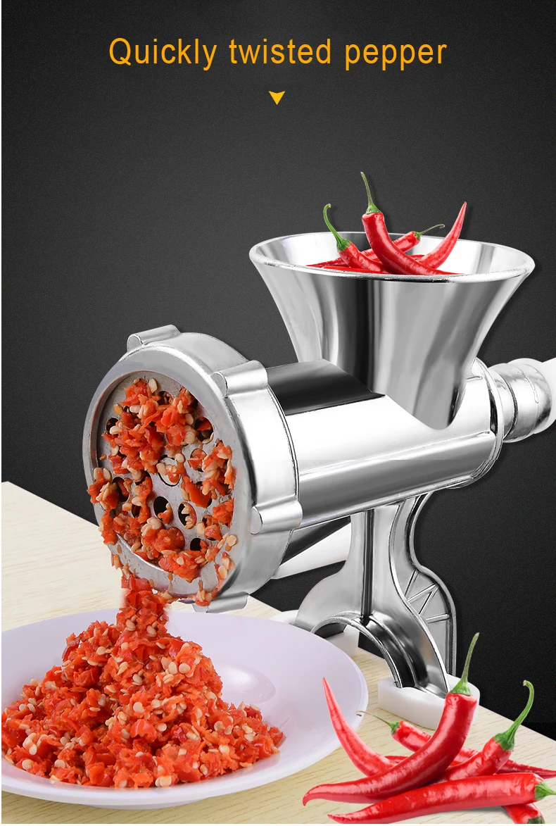 Ручная мясорубка, мясорубка, чугунная мясорубка, мясорубка, колбаса, стол, кривошипный инструмент, домашний кухонный овощной нож