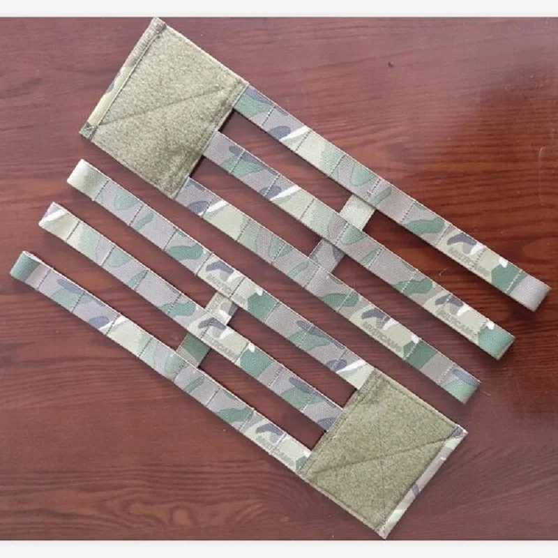 RG BK 3 полосный скелетный Cummerbund с наклейкой MOLLE для JPC AVS тактический