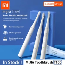 Xiaomi mijia T100 звуковая электрическая зубная щетка для взрослых Водонепроницаемая ультра звуковая автоматическая зубная щетка с зарядкой от USB