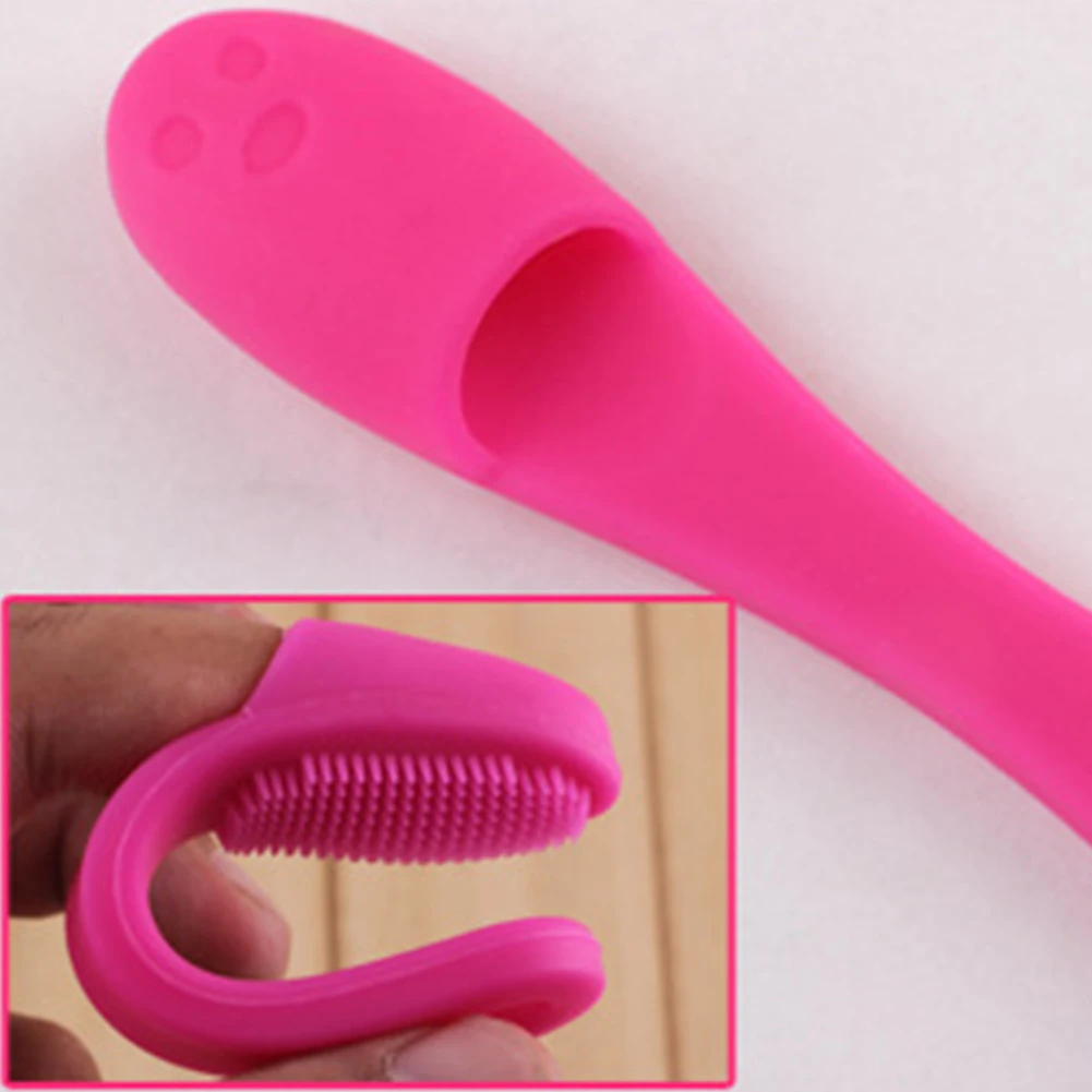 2Pcs Super Soft Facial Silicone Cleaning Brushes Blackhead Removal Washing Facial Pore Cleaner Beauty Tool