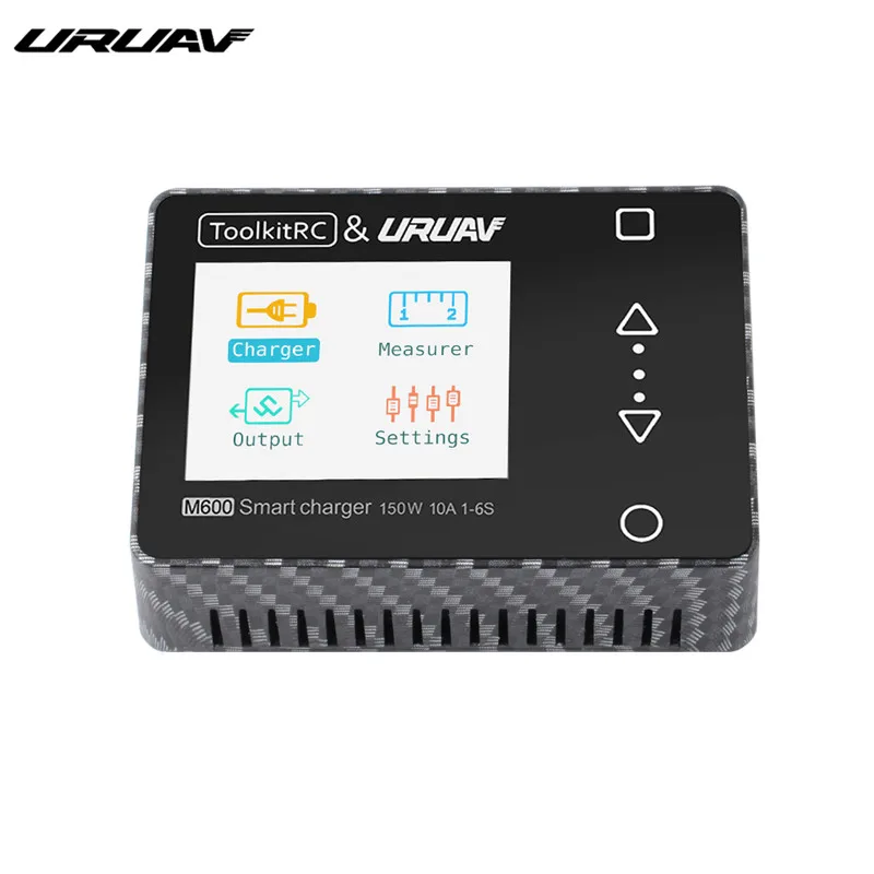 ToolkitRC& URUAV M600 150 Вт 10А DC мини Смарт ЖК-дисплей 2-6S Lipo батарея баланс зарядное устройство Dis зарядное устройство с PPM/PWM/SBUS тестовая функция