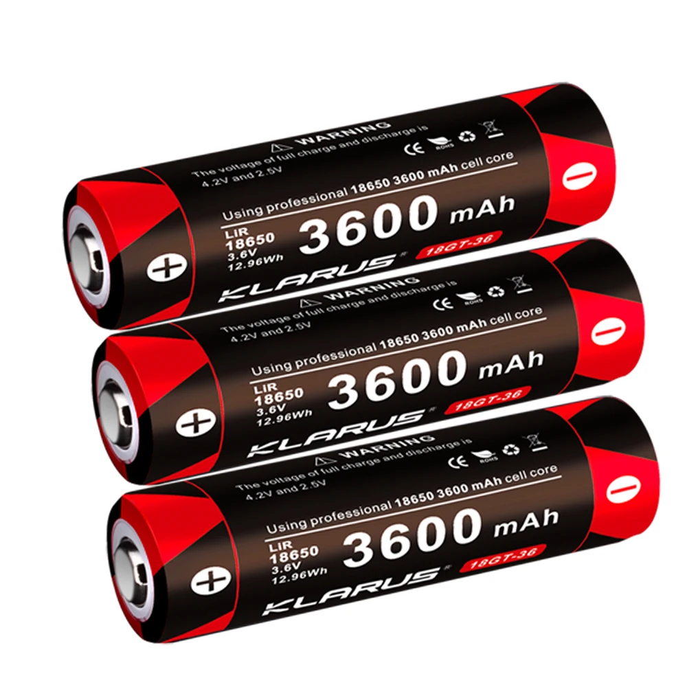 KLARUS Batterie Rechargeable 18650 3,7V 3400mAh Klarus 