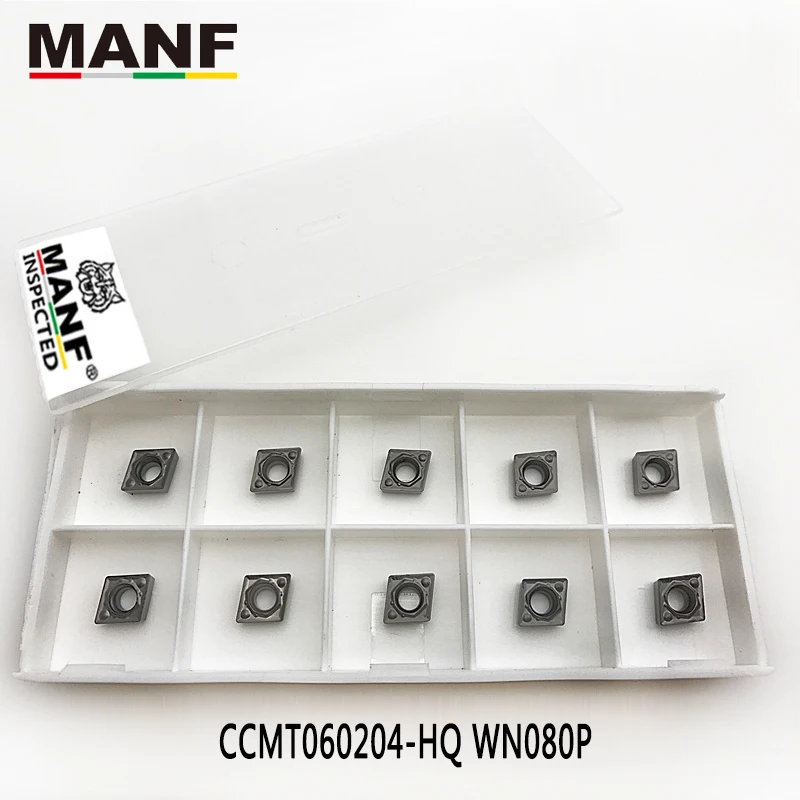 Карбидные вставки MANF ccmt060204 в токарные инструменты Режущий токарный станок для токарного станка инструменты для Sclcr Sclcr1010h06