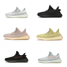 Новое поступление дышащие кроссовки yeezys air 350 v2 boost мужские и женские спортивные кроссовки размер 36-46 Прямая поставка