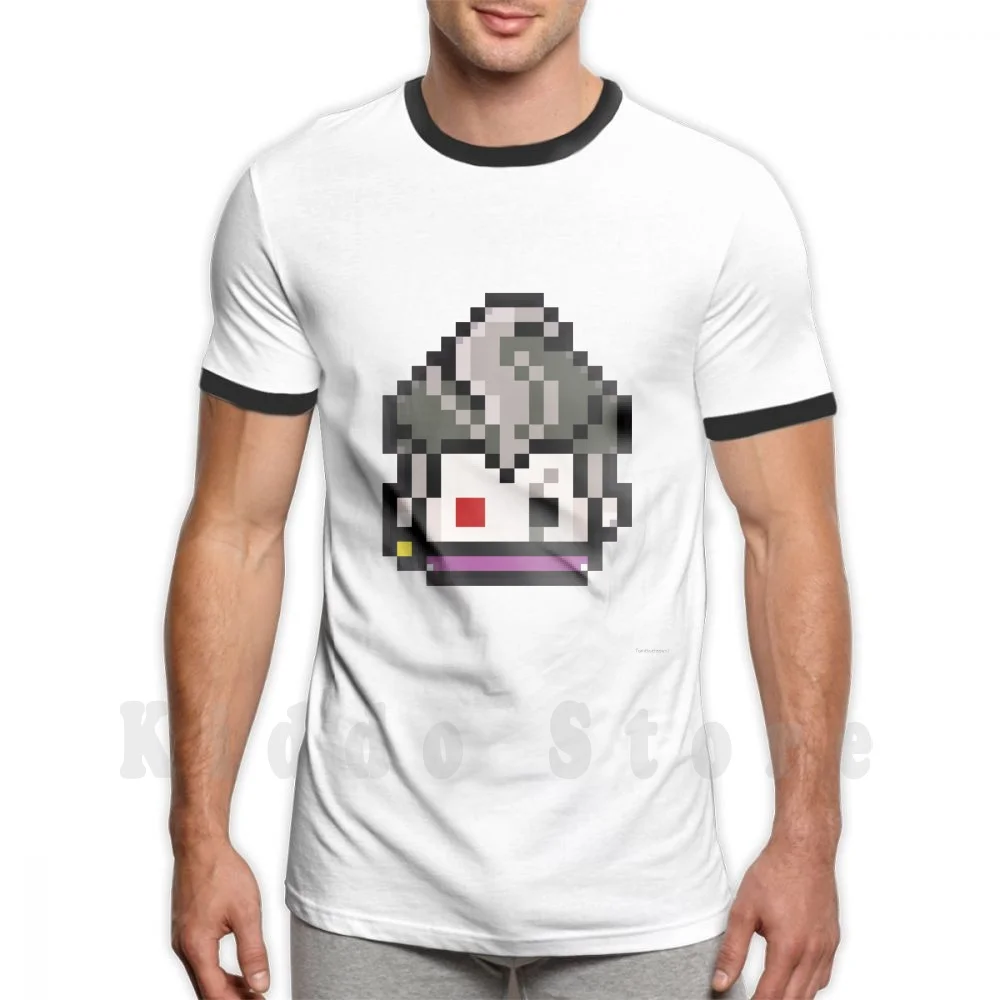 Tanaka Sprite T Shirt Cotone Uomo Stampa Fai Da Te Cool Tee Tanaka Danganronpa Danganronpa 2 Danganronpa Sprite Monokuma Anime Uccisione