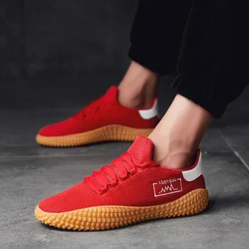 

Men Casual Shoes 2020 New Spring Summer Ultra-light Sneakers For Men Fashion Mesh Breathable Vulcanized Shoes Male White Shoes