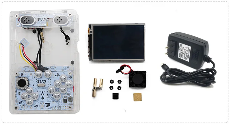 Pi boy Kit Новая игровая приставка Raspberry Pi 3B/B+ игровая консоль с поддержкой HDMI выхода 3,5 дюймов портативная игровая консоль с более чем 10000 играми - Цвет: Pi boy Kit