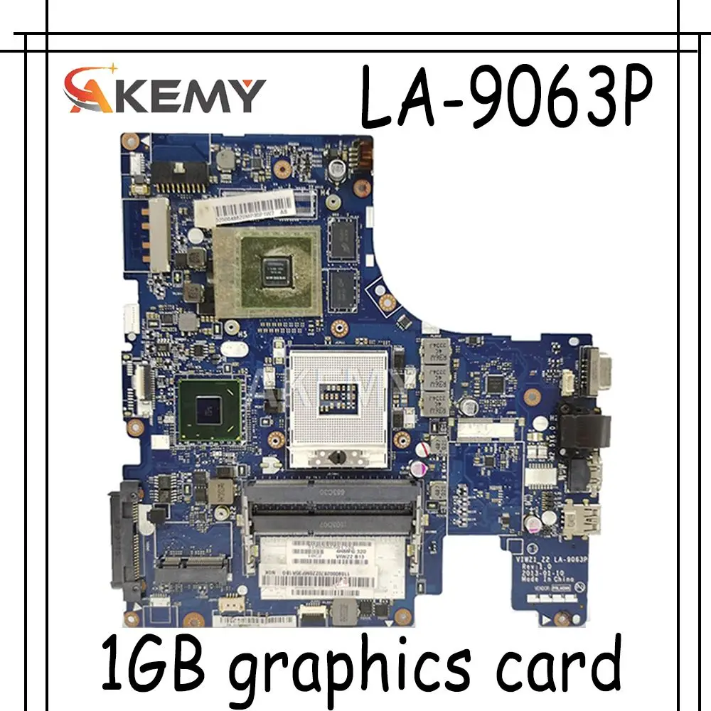 LA-9063P для Lenovo Z500 Материнская плата ноутбука VIWZ1-Z2 с 1GB видеокартой оригинальная