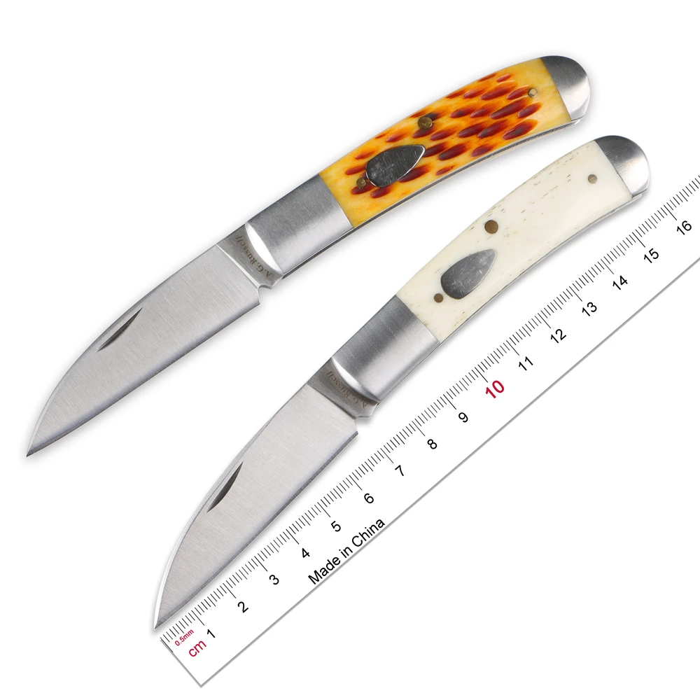 

Slip Joint 112DAM folding knife 12C27 blade beef bone Steel handle tactical outdoor camping hunting pocket fruit knife EDC tool