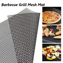 2021 chaud antiadhésif Barbecue maille tapis réutilisable résistance à la chaleur BBQ cuisson filet Pad cuisine cuisson fumeur BBQ tapis Liner accessoire