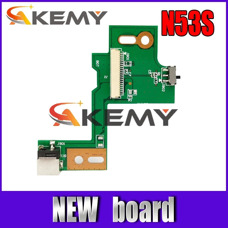 1 10 шт. Новинка! DC разъем питания USB плата для For Asus N53S N53J N53TA N53T N53D N53DA N53JF N53JN N53SN N53JG