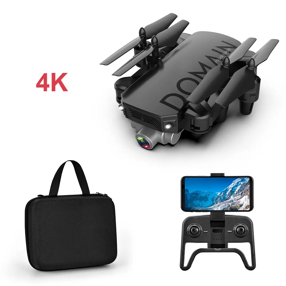 black 4K bag Радиоуправляемый квадрокоптер игрушки Дрон 4k мини дроны вертолет Квадрокоптер с камерой Новая игрушка R7 VS SG901 SG907 R8 SG706 - Цвет: black 4K bag