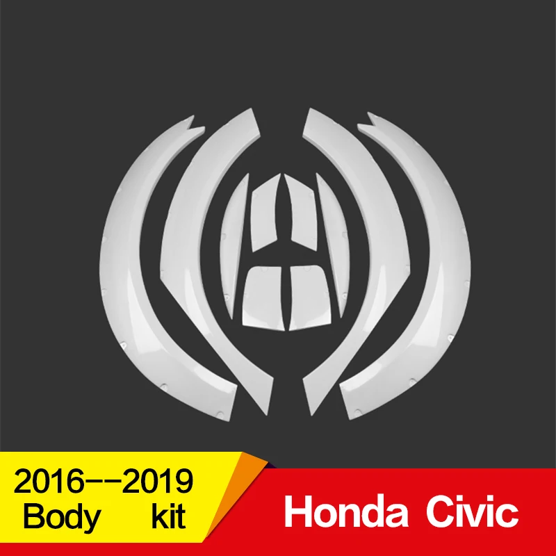 Подходит для honda civic обвес крыло 17 18 19 лет Воздухозаборники вентиляционные крышки широкие аксессуары для тела