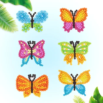 

DIY Animals Kids Embroidery for Children DIY Decoration cartoon mosaic fantasy Stickers Kits for Kids diamond paint pen